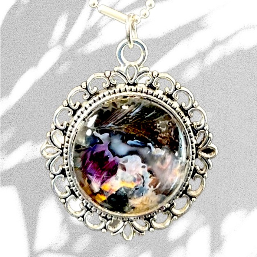 Handmade sterling silver necklace